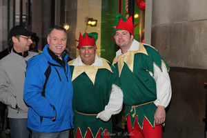 On the weekend of 14/15 DEC 2013, Santa and Mrs. Claus were driven once again in the